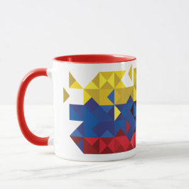 Taza Bandera abstracta de Ecuador, República de Ecuador