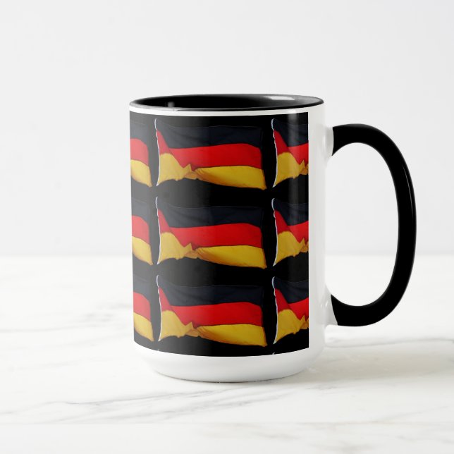 Taza Bandera alemana de la República Democrática de Ale (Derecha)