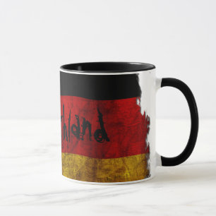 Taza Bandera alemana - Vintage...