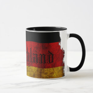 Taza Bandera alemana - Vintage...