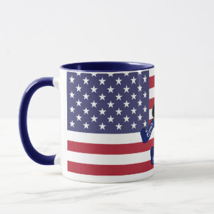 Taza Bandera americana patriótica
