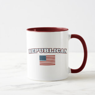 Taza Bandera americana republicana