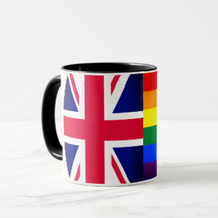 Taza Bandera arco iris y orgullo, comunidad LGBT/Bander