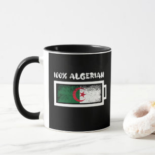 Taza Bandera argelina al 100%