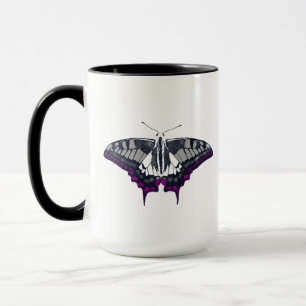 Taza Bandera asexual mariposa de cerda