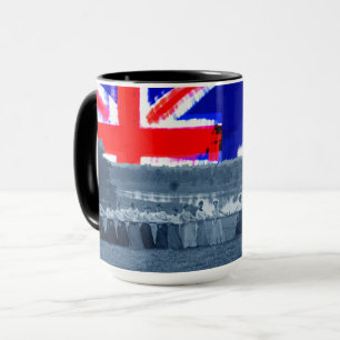 Taza Bandera australiana de los tigres de guerra de las