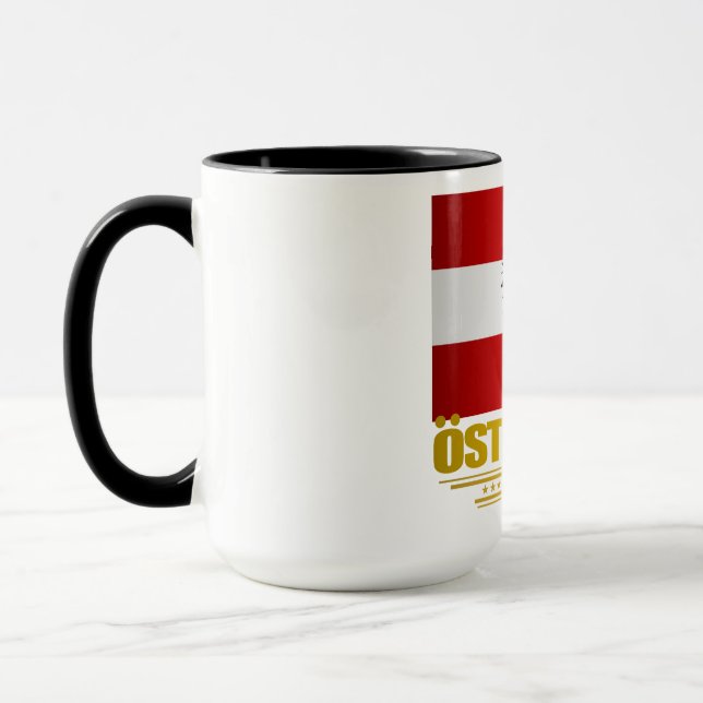 Taza Bandera austriaca 2 (Izquierda)