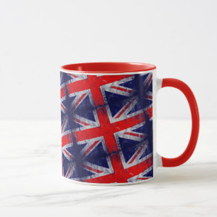 Taza Bandera azul y roja de Inglaterra