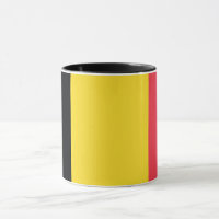 Bandera Combo Mug De Bélgica