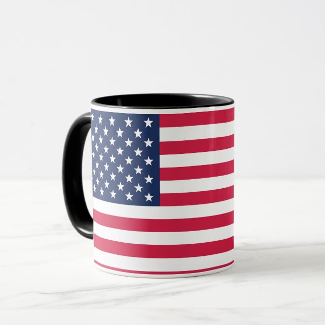 Taza Bandera Combo Mug De Estados Unidos (Anverso izquierdo)