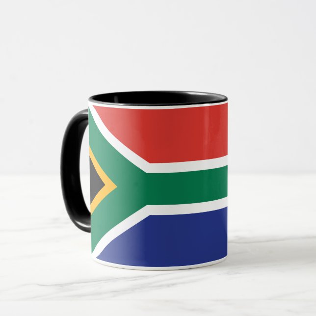 Taza Bandera Combo Mug De Sudáfrica (Anverso izquierdo)