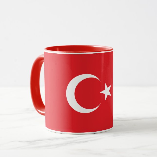 Taza Bandera Combo Mug De Turquía (Anverso izquierdo)