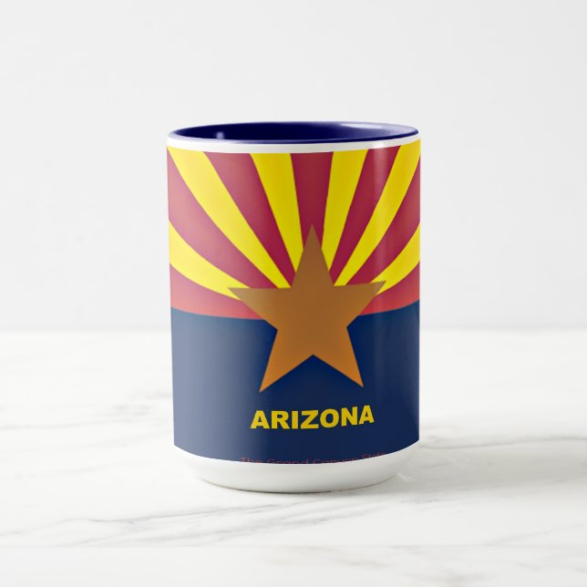Taza Bandera de Arizona (Centro)