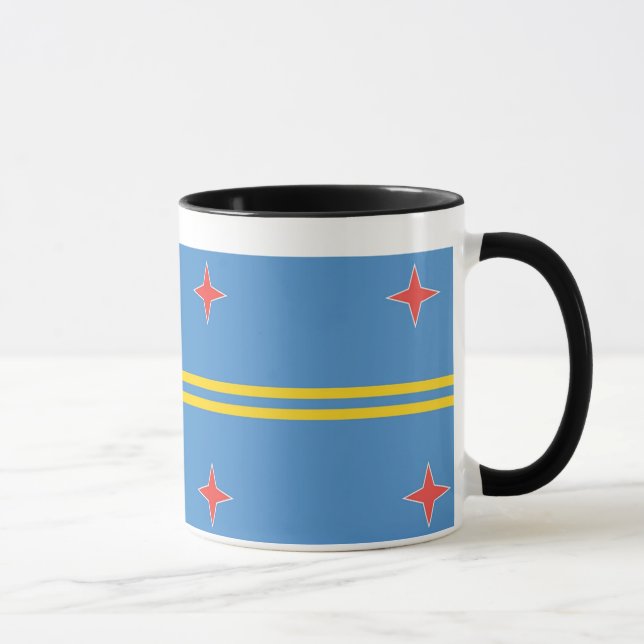 Taza Bandera de Aruba Mug (Derecha)