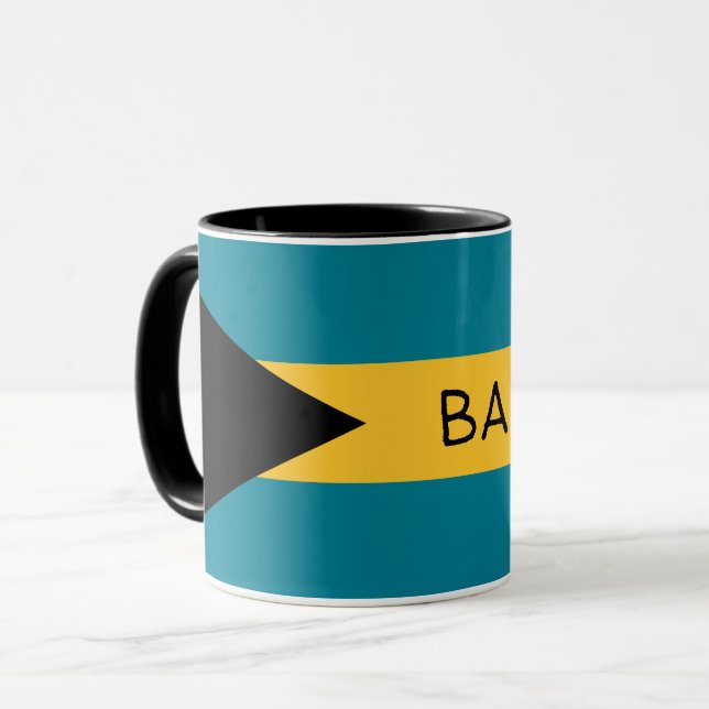 Taza Bandera de Bahamas (Anverso izquierdo)