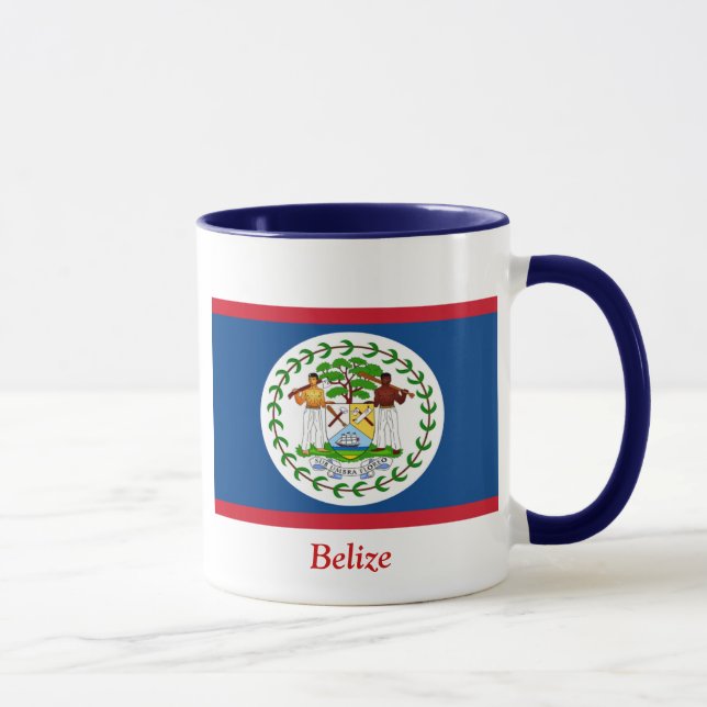Taza Bandera de Belice (Derecha)