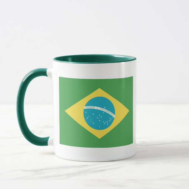 Taza Bandera de Brasil Mug (Izquierda)