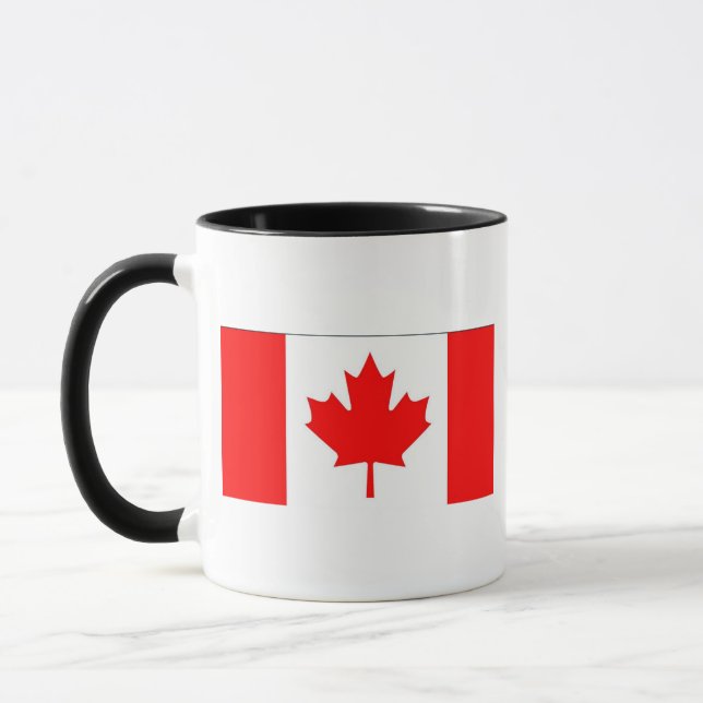 Taza Bandera de Canadá (Izquierda)