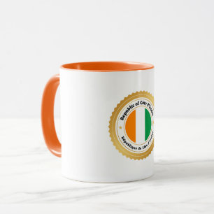 Taza Bandera de Costa de Marfil