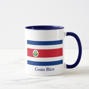 Taza bandera de Costa Rica