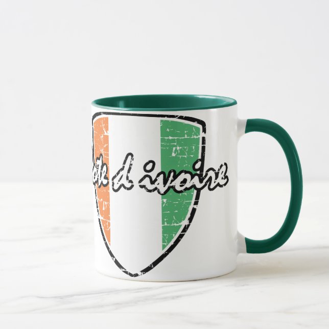 Taza Bandera de Cote D Ivoire (Derecha)