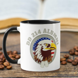 Taza Bandera de Eagle Emblem USA | 214 Alumnos DD