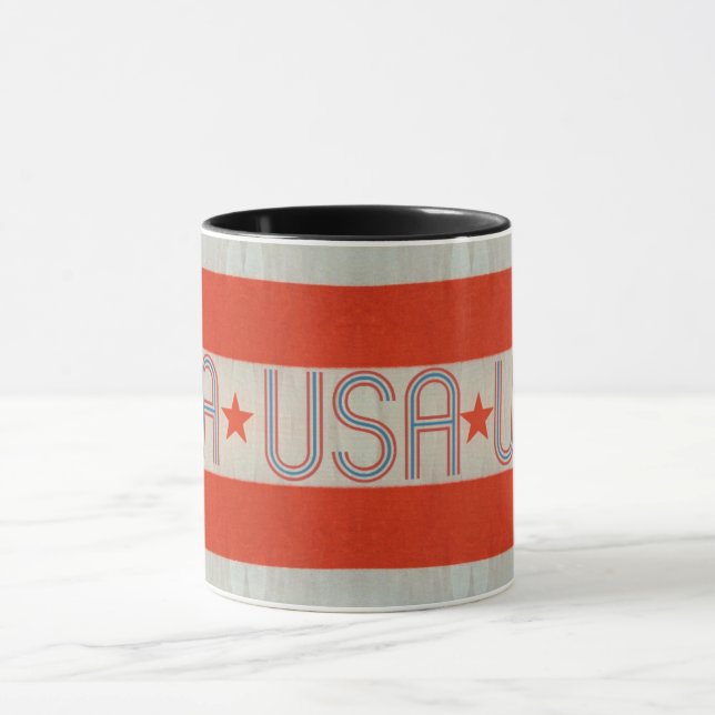 Taza Bandera de Estados Unidos (Centro)