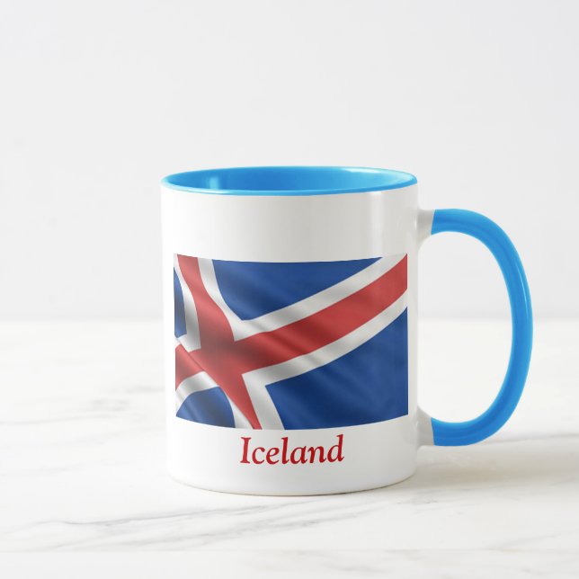 Taza Bandera de Islandia (Derecha)
