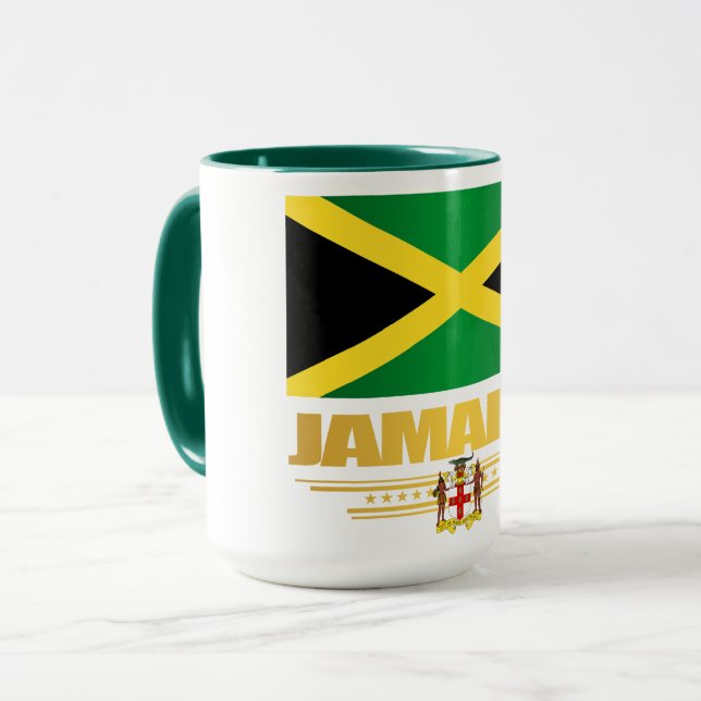 Taza Bandera de Jamaica (Anverso izquierdo)