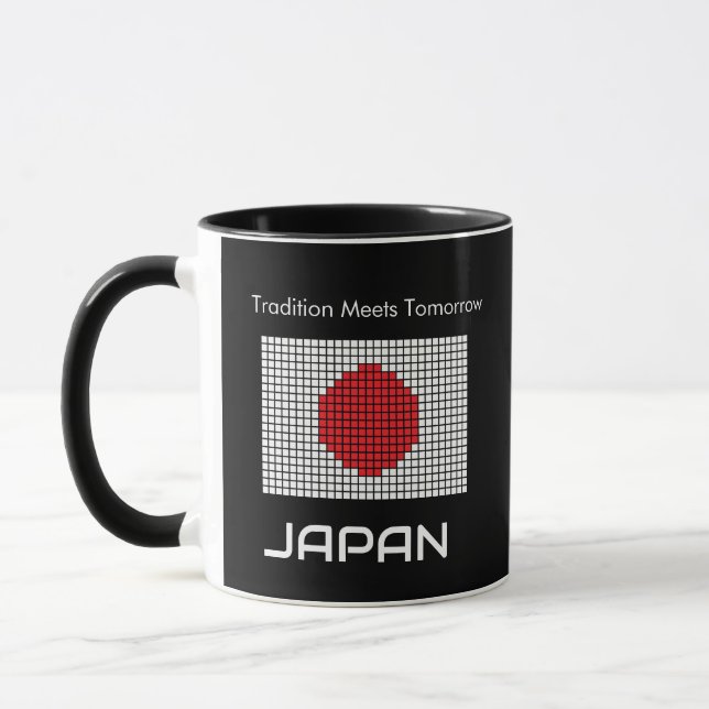 Taza Bandera de Japón en forma de mezcla (Izquierda)