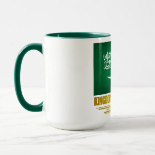 Taza Bandera de la Arabia Saudita
