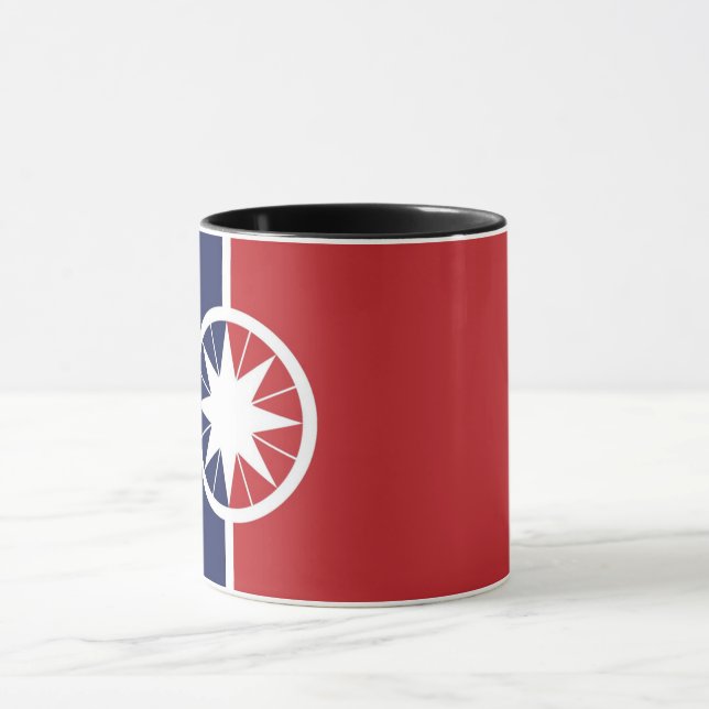 Taza Bandera de la ciudad de Norman (Centro)