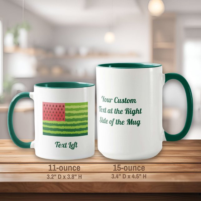 Taza Bandera de la sandía Mug (Subido por el creador)