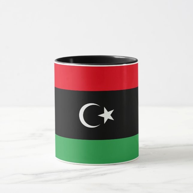 Taza Bandera de Libia (Centro)