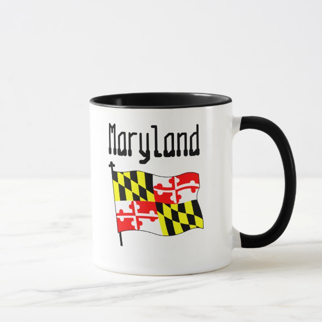 Taza Bandera de Maryland (Derecha)