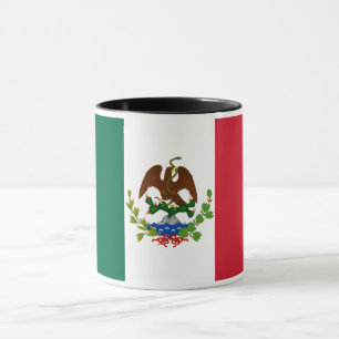 Taza Bandera de México Bandera de la República: 1824-18