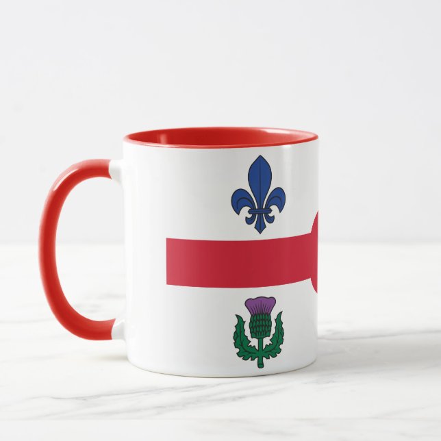 Taza Bandera de Montreal, Quebec (Izquierda)