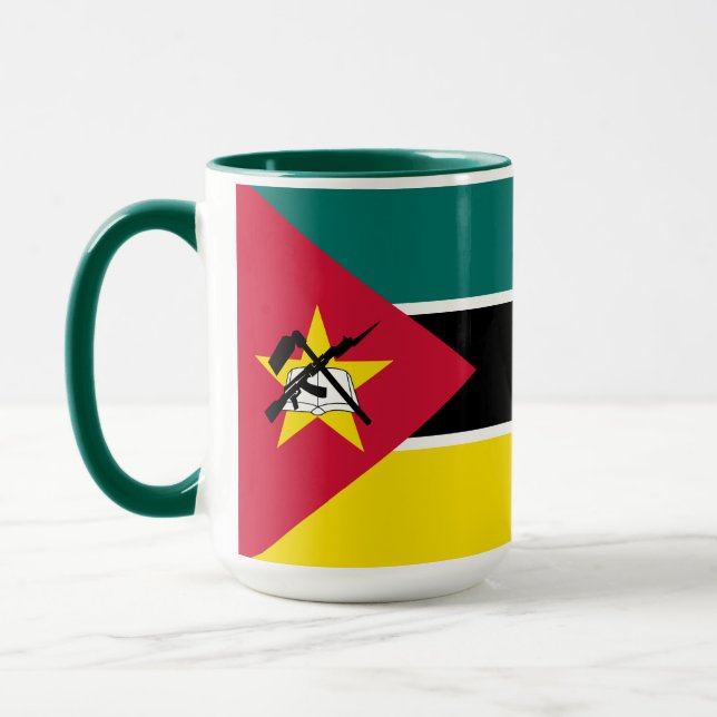 Taza Bandera de Mozambique (Izquierda)