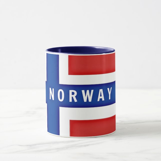 Taza Bandera de Noruega (Centro)