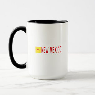 Taza Bandera de Nuevo México Símbolo de la Zia