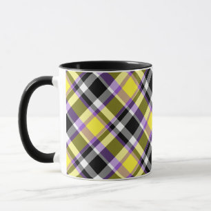 Taza Bandera de Orgullo Escocés Boho No Binario Quirky 