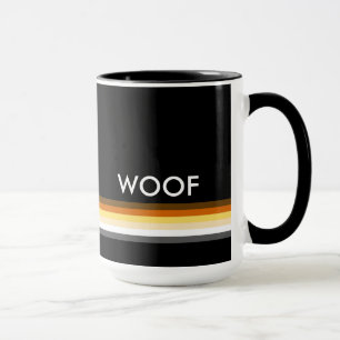 Taza Bandera de orgullo Gay Bear woof
