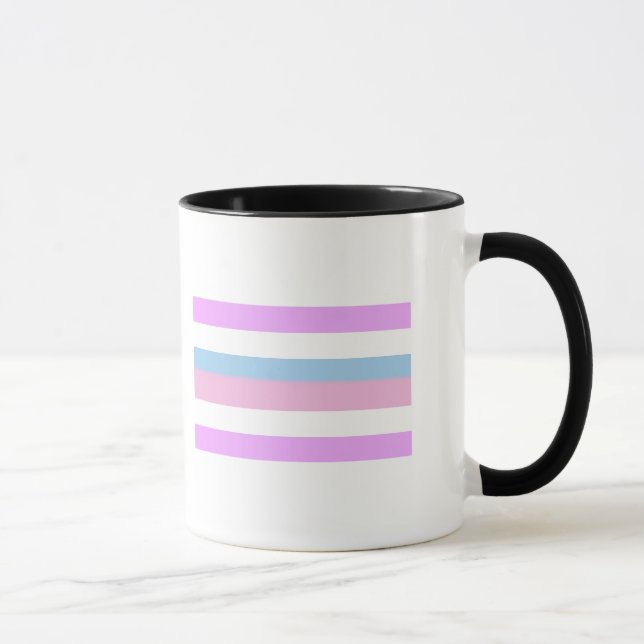 Taza Bandera de orgullo intersexual (Derecha)