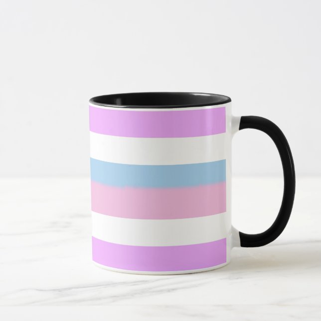 Taza Bandera de orgullo intersexual (Derecha)