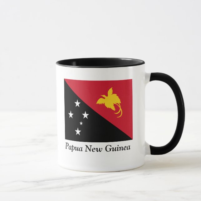 Taza Bandera de Papúa Nueva Guinea (Derecha)