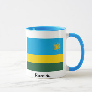 Taza Bandera de Rwanda