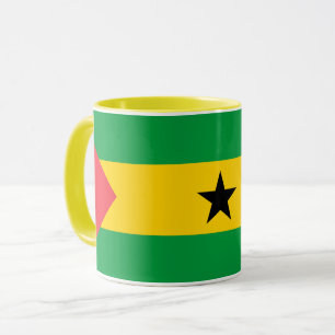 Taza Bandera de Santo Tomé y Príncipe