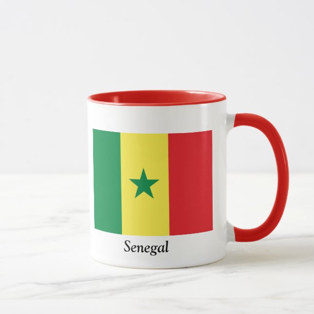 Taza Bandera de Senegal (Derecha)