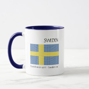 Taza Bandera de Suecia