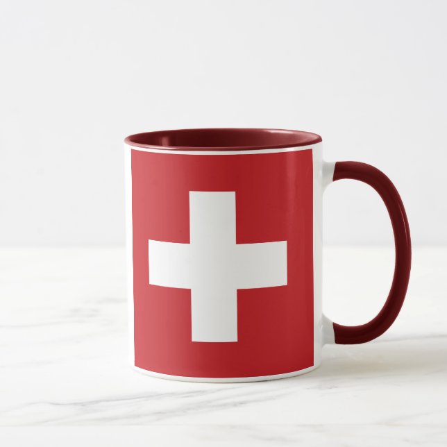 Taza Bandera de Suiza (Derecha)